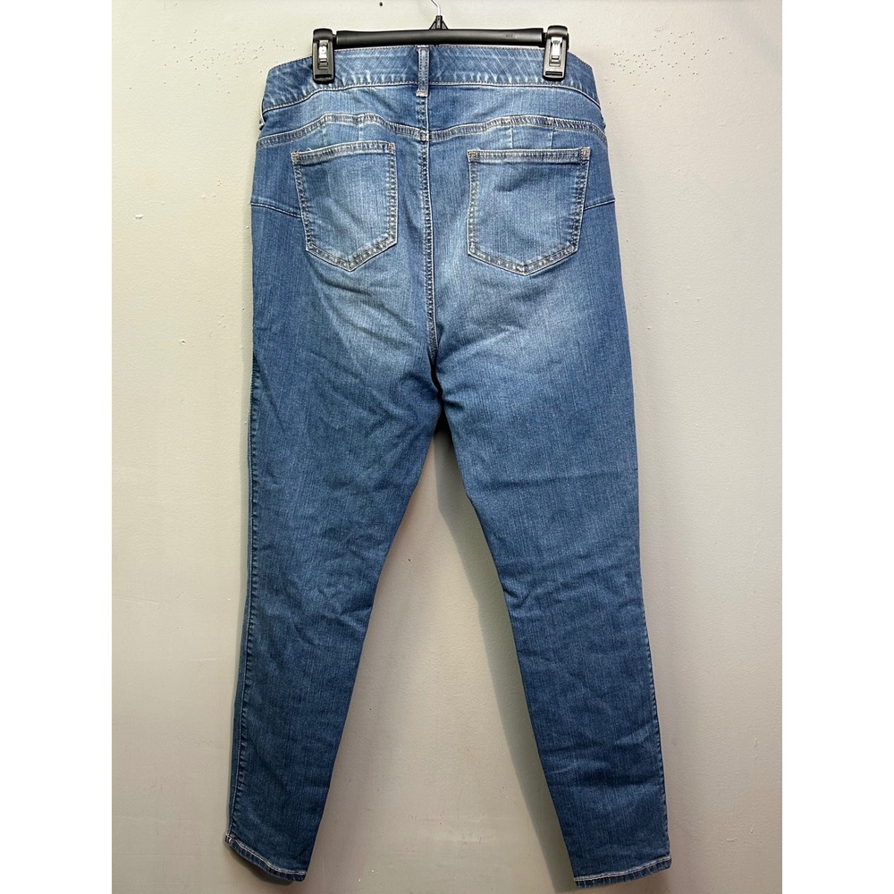 Torrid Jeans Women 16R Blue Bombshell Skinny High Rise Stretch Medium Wash - Picture 2 of 9